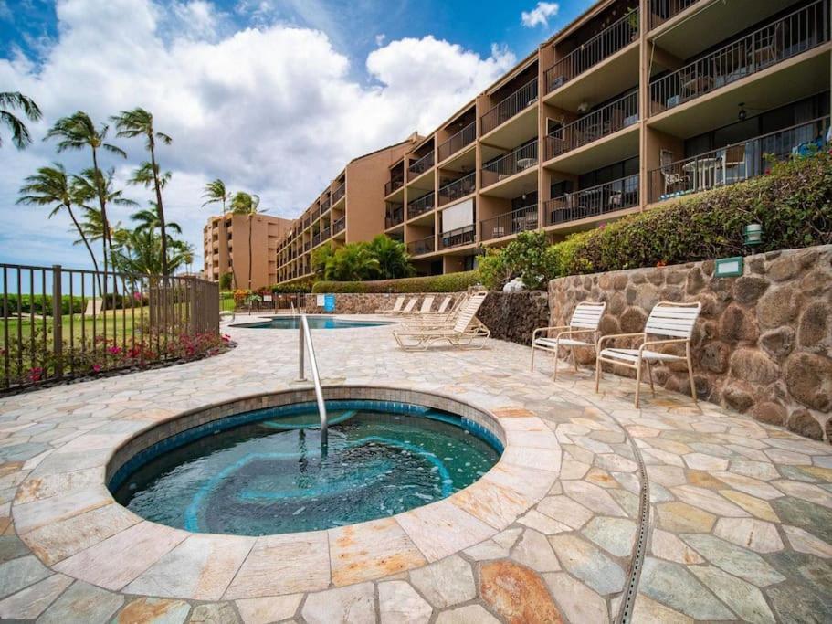 Stunning Maui Direct Ocean Front On The Beach, Walk To Beach From Condo, Watch Turtles, Whales, Ac In All Rooms Ocean View Pool And Spa ワイルク エクステリア 写真