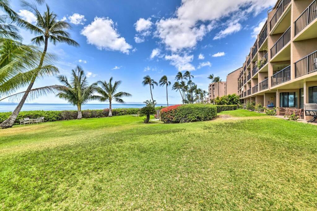 Stunning Maui Direct Ocean Front On The Beach, Walk To Beach From Condo, Watch Turtles, Whales, Ac In All Rooms Ocean View Pool And Spa ワイルク エクステリア 写真