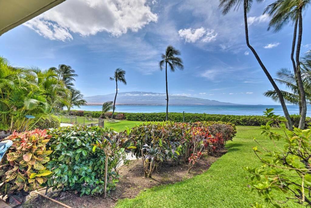 Stunning Maui Direct Ocean Front On The Beach, Walk To Beach From Condo, Watch Turtles, Whales, Ac In All Rooms Ocean View Pool And Spa ワイルク エクステリア 写真